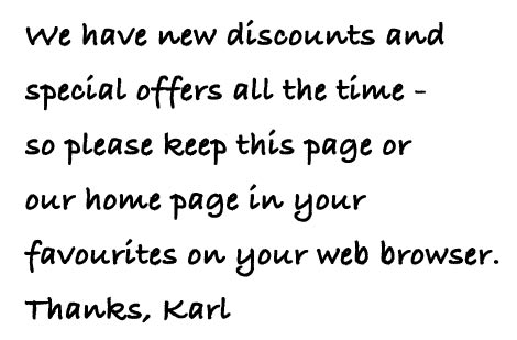 Special offers, discounts and ex-display furniture offers